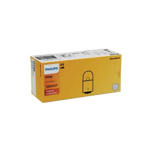 Cumpără online BEC AUXILIAR R5W BA15s 12V SET 10 buc PHILIPS