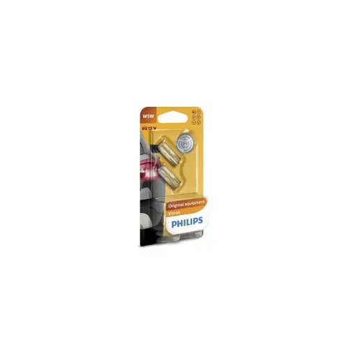 Comandă acum SET 2 BECURI FARA SOCLU W5W 12V PHILIPS(blister)