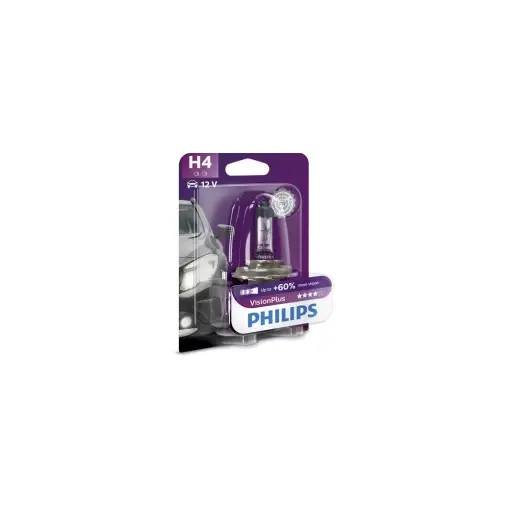 BEC FAR H4 P43t 60/55W 12V VISION PLUS PHILIPS Nu rata