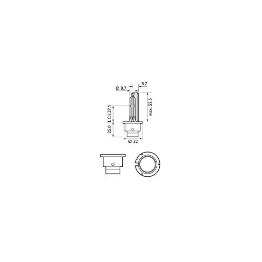 Livrare rapidă BEC XENON D2S 85V 35W P32D-2 (cutie) PHILIPS