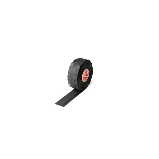 BANDA TEXTILA CABLAJE NEAGRA25M/19MM - REZISTENTA 150C Livrare gratuită
