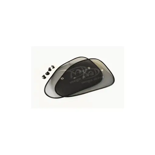 Ofertă de sezon PARASOLAR LATERAL NEGRU CU VENTUZE SET 2BUC (54X37CM)
