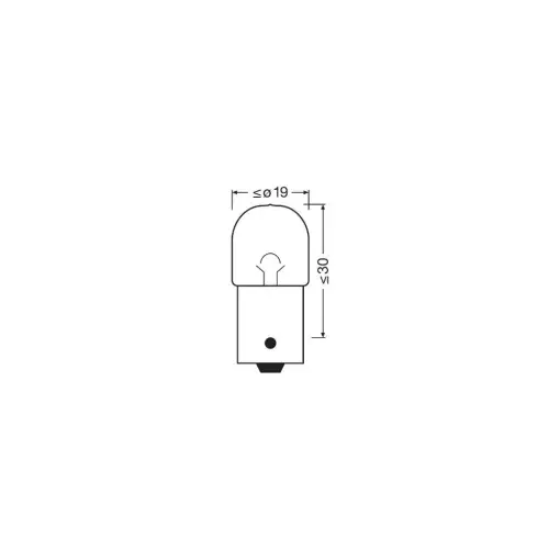 Super ofertă BEC 12V R10W ORIGINAL SET 10 BUC OSRAM