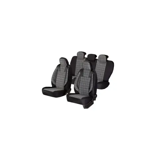 Cumpărături sigure SET HUSE SCAUN LUXURY NEGRU