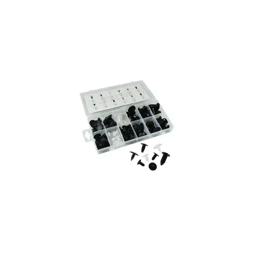 TRUSA DE CLIPS DE PLASTIC - UNIVERSAL 128 PCS JBM Ofertă de sezon