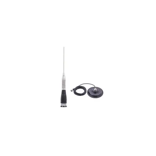 Doar azi ANTENA RADIO CB MEGAWAT ML100 BLACK CU MAGNET INCLUS