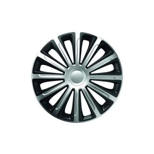 Comandă acum SET CAPACE ROTI 15` SILVER&BLACK TREND