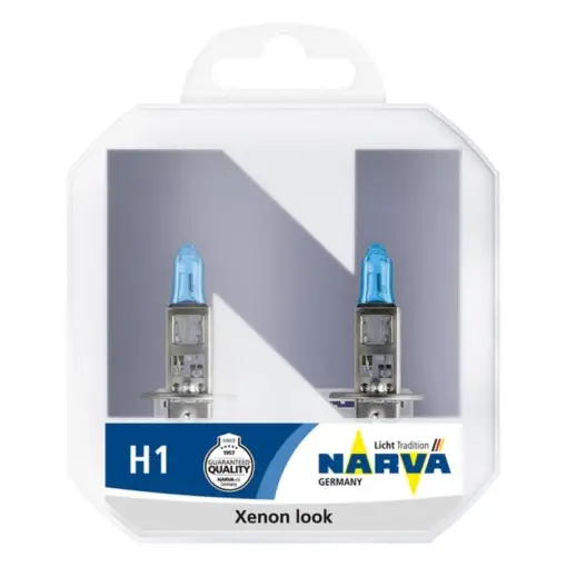 SET 2 BECURI FAR H1 55W 12V RANGE POWER WHITE NARVA Ofertă exclusivă