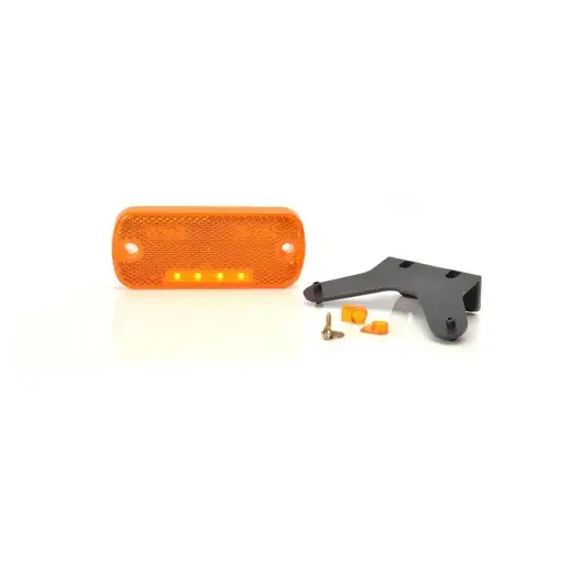 Cel mai vândut LAMPA GABARIT LED 904 W128, 12V-24V, POZITIE PORTOCALIU WAS