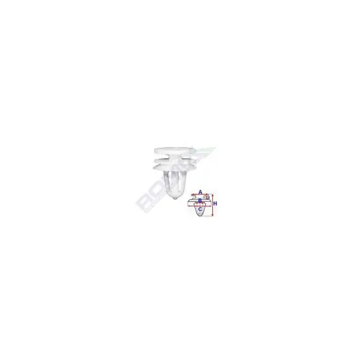 CLIPS TAPITERIE PENTRU PEUGEOT 7.9X20MM - ALB SET 10 BUC Calitate înaltă