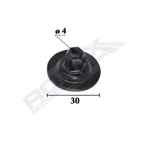 PIULITA FIXARE ELEMENTE CAPOTA PENTRU GRUP VAG 4X30MM NEGRU - SET 10 BUC Ofertă exclusivă