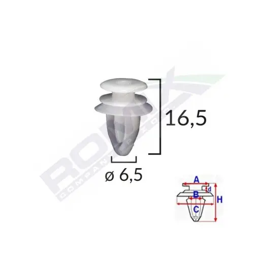 CLIPS CAPAC OGLINDA PENTRU OPEL SET 10 BUC Nu rata