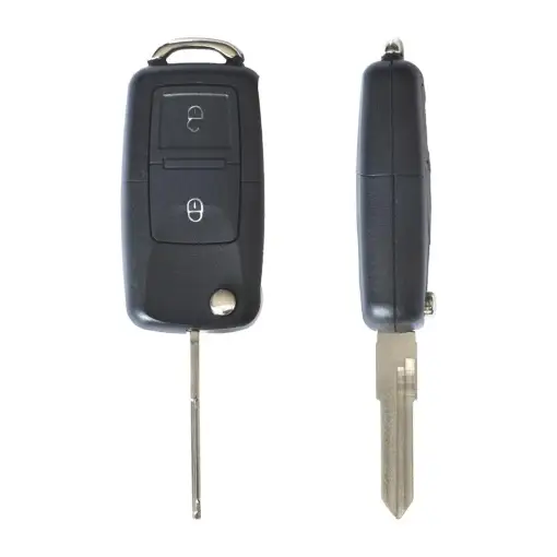 CARCASA CHEIE CONTACT PENTRU VOLKSWAGEN JETTA / PASSAT (B5-B6-B7) / POLO / SCIROCCO / TIGUAN, 2 BUTOANE, CU CHEIE Cumpără online