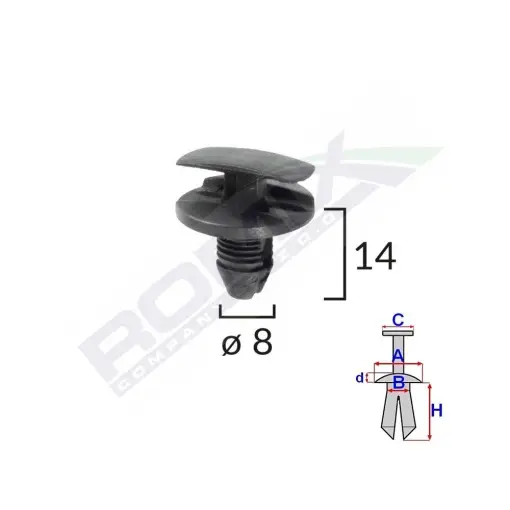 CLEMA PASAJ ROATA PENTRU CITROEN/PEUGEOT/RENAULT SET 10 BUC Comandă acum