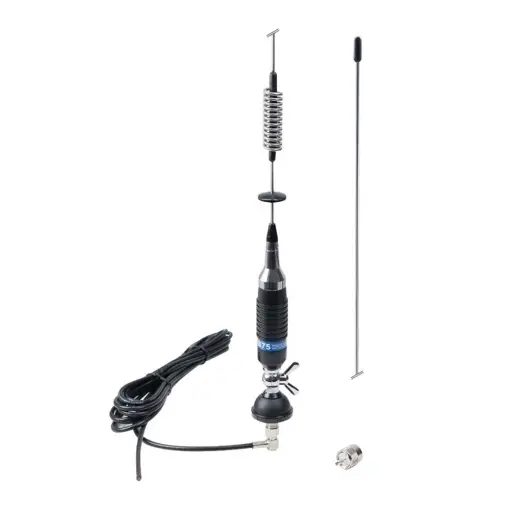 Reduceri ANTENA CB PNI S75 CU FLUTURE, CU MONTURA, CABLU SI MUFA PL