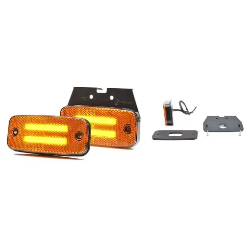 Preț redus LAMPA GABARIT LED 1138 W158, 12V-24V, POZITIE PORTOCALIU WAS