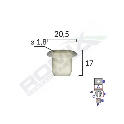 CLIPS TAPITERIE SET 10 BUC Livrare gratuită