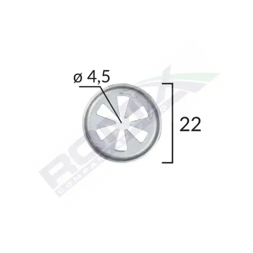 Cumpără acum CLEMA FIXARE ELEMENTE EXTERIOR PENTRU VW, SKODA, AUDI, FORD, SEAT 4.5X22MM SET 10BUC