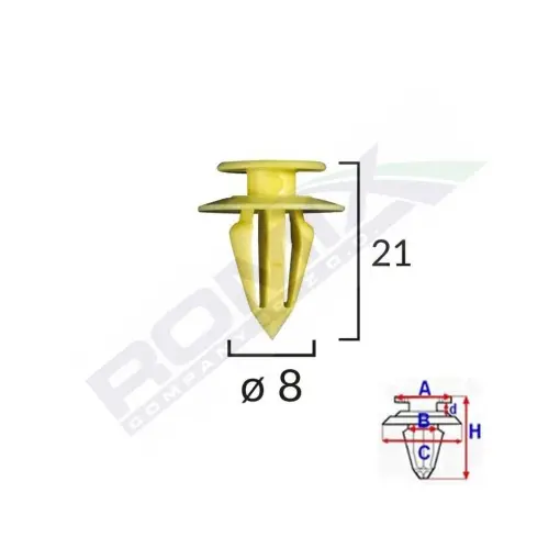 CLIPS TAPITERIE PENTRU VW/FORD/SEAT SET 10 BUC Cumpărături sigure