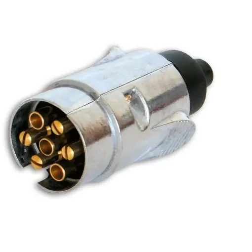 FISA PRIZA 12V 7 PINI TATA ALUMINIU HICO Cel mai bun preț
