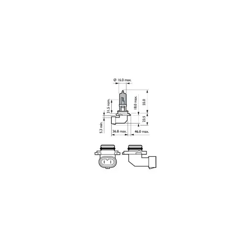 Ofertă exclusivă BEC FAR HB4 12V P22d 51W (blister) WHITE VISION ULTRA PHILIPS
