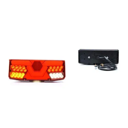 Discount LAMPA MULTIFUNCTIONALA SPATE STANGA LED 1059 W138dL, 12V-24V, 7 FUNCTII WAS