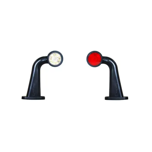 LAMPA GABARIT LED CU BRAT 499BCP W21.5w, 12V-24V, POZITIE ALB / ROSU DREAPTA WAS Reducere specială