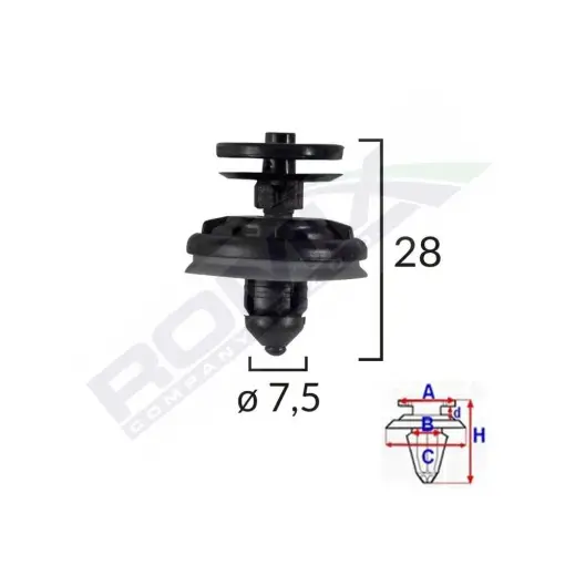 CLIPS TAPITERIE PENTRU AUDI Q7/VW CADDY SET 5 BUC Vezi acum