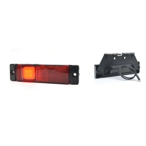 LAMPA GABARIT LED 1236 W45NS, 12V-24V, POZITIE ROSU WAS Livrare gratuită