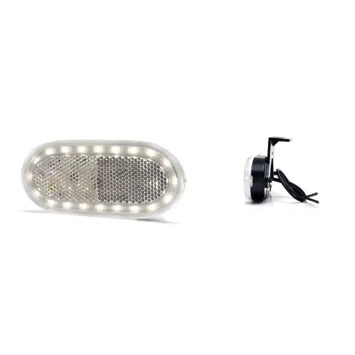 Plată sigură LAMPA GABARIT LED 1388 W197, 12V-24V, POZITIE ALB WAS
