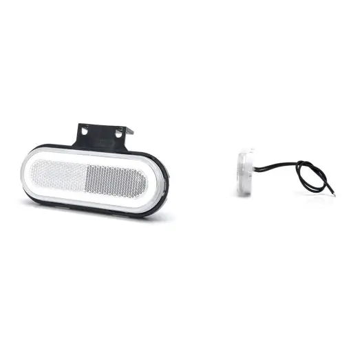 Livrare rapidă LAMPA GABARIT LED 1401 W198, 12V-24V, POZITIE ALB WAS