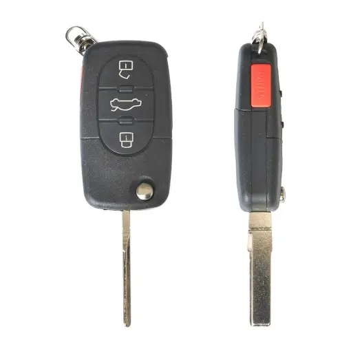 Reduceri CARCASA CHEIE CONTACT PENTRU SKODA FABIA / OCTAVIA, 3+1 BUTOANE, CU CHEIE