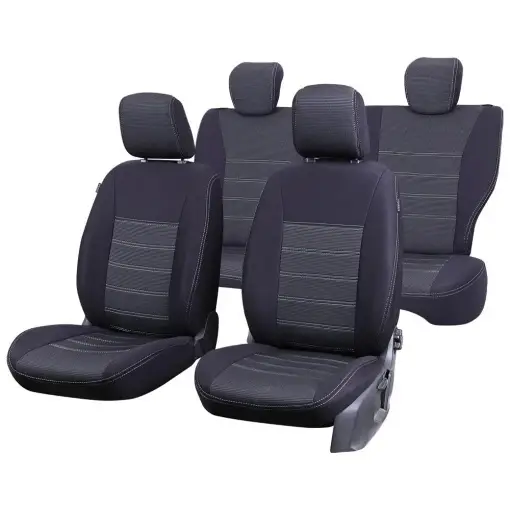 Ieftin SET HUSE SCAUN UMBRELLA PENTRU AUDI A-4 (B8-8K)SEDAN 2007-2015 (BANCHETA FRACTIONATA) CU TETIERE FATA STANDARD. TETIERE SPATE IN FORMA DE L