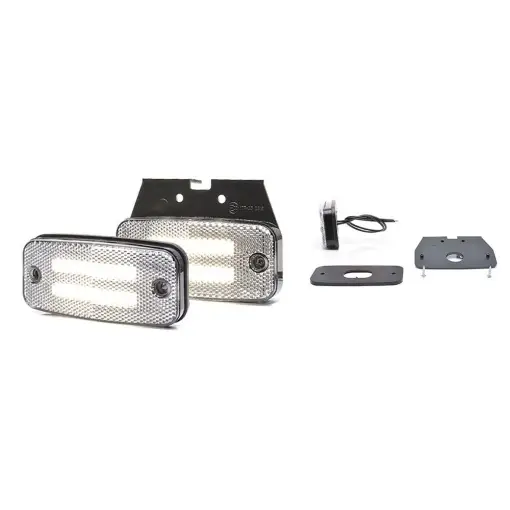 LAMPA GABARIT LED 1140 W158, 12V-24V, POZITIE ALB WAS Super ofertă