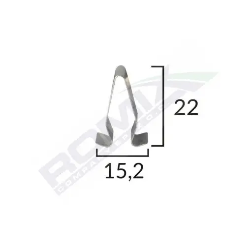 CLEMA METALICA MONTAJ PENTRU GRUP VAG 15.2X22MM SET 10 BUC Disponibil imediat