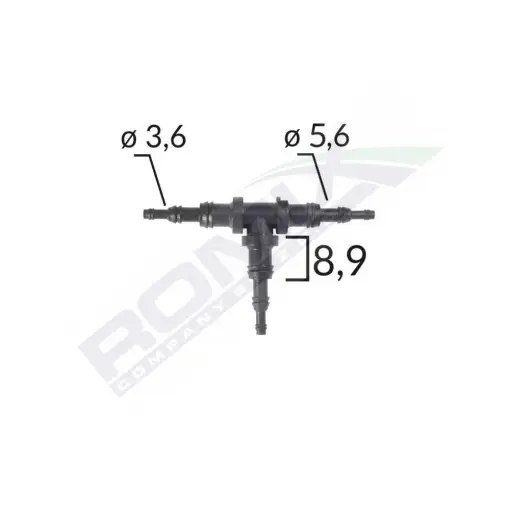 CONECTOR TEU FURTUN CONDUCTE UNIVERSAL 3.6 - 5.6 - 8.9MM - NEGRU SET 5 BUC Livrare rapidă