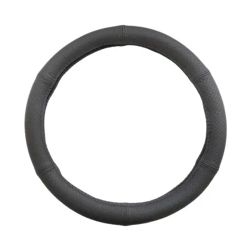 HUSA VOLAN PIELE NATURALA PERFORATA NEGRU 39-41 CM Premium