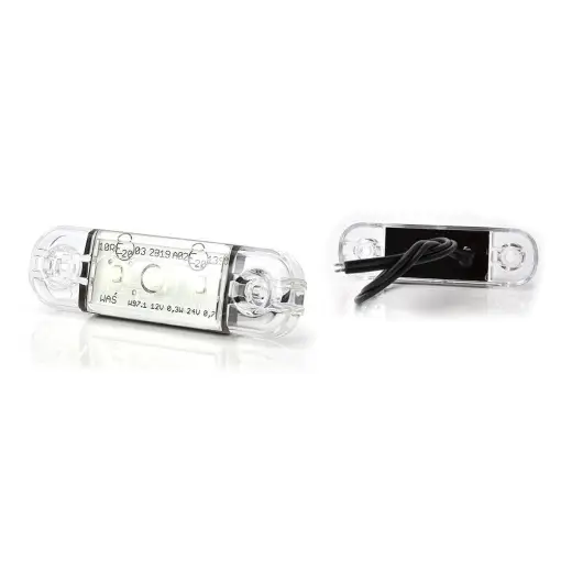 LAMPA GABARIT LED 710 W97.1, 12V-24V, POZITIE ALB WAS Reducere de preț