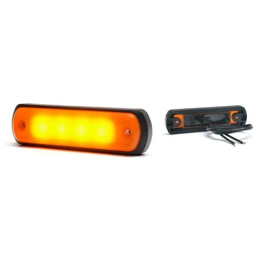 Chilipir LAMPA GABARIT LED 1341 W189N, 12V-24V, POZITIE PORTOCALIU WAS