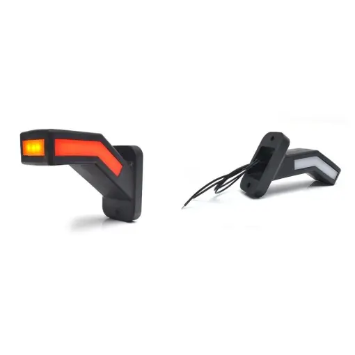 Reducere extra LAMPA GABARIT LED CU BRAT 1167L W168.2, 12V-24V, POZITIE ALB / ROSU / PORTOCALIU STANGA WAS