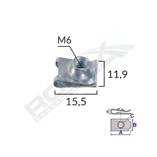 Livrare rapidă CLIPS METALIC FIXARE UNIVERSAL SET 10 BUC