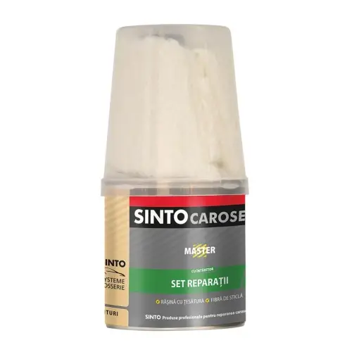 SET DE REPARATII CU RASINA MASTER 0.25KG + 0.25 M SINTO Promoție