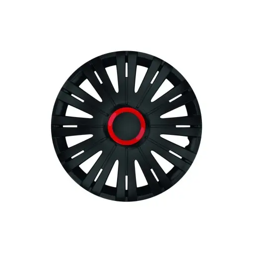 SET CAPACE ROTI 16` NEGRE CU INEL ROSU ACTIVE Cumpărături sigure