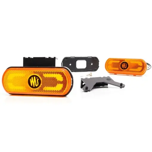 Discount LAMPA GABARIT LED 1598 W240, 12V-24V, POZITIE PORTOCALIU WAS