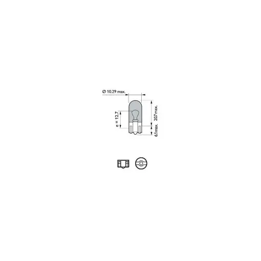 Super ofertă SET 2 BECURI FARA SOCLU W5W 12V (blister) WHITE VISION ULTRA PHILIPS