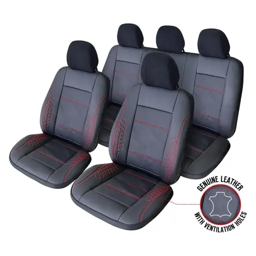 SET HUSE SCAUN EXCLUSIVE LEATHER ATLAS NEGRU UMB-R Super ofertă