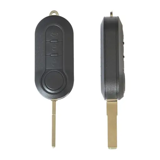 Ultima șansă CARCASA CHEIE CONTACT PENTRU FIAT 500 (2007-) / BRAVO / GRANDE PUNTO 3 BUTOANE, CU CHEIE