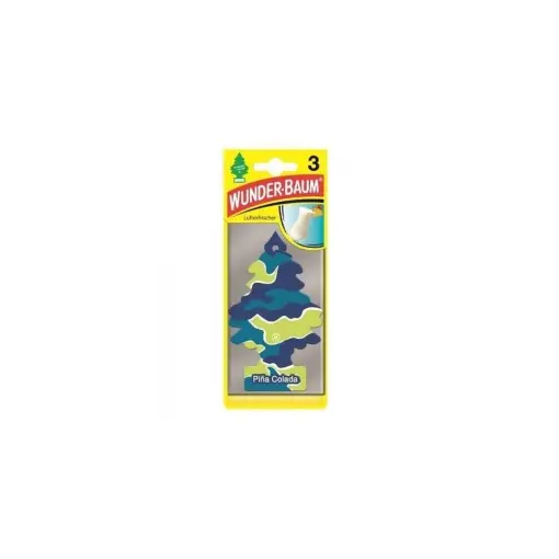 SET 3 BUCATI ODORIZANTE AUTO BRADUT WUNDER-BAUM PINA COLADA Chilipir