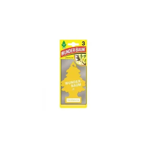 Nu rata SET 3 BUCATI ODORIZANTE AUTO BRADUT WUNDER-BAUM VANILLAROMA