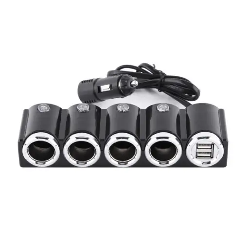 Cel mai bun preț INCARCATOR AUTO PNI LIGHTER 04 CU 4 IESIRI BRICHETA 12V/24V SI 2 IESIRI USB (1A), INDICATOR LED
